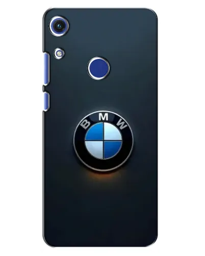 Чехол для Huawei Honor 8A с картинкой «Логотип BMW — минимализм»