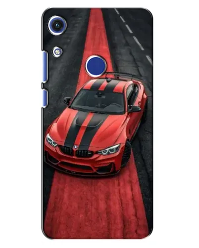 Чехол для Huawei Honor 8A с картинкой «BMW на красной дорожке»