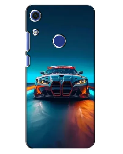 Чехол для Huawei Honor 8A с картинкой «BMW — огни неона» Чехол для Huawei Honor 8A с картинкой «BMW — огни неона»