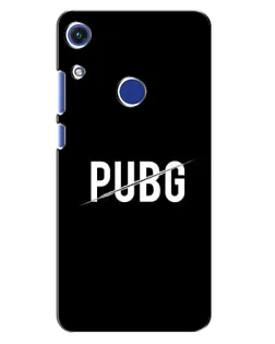 Чехол для Huawei Honor 8A с картинкой «PUBG — белый логотип»