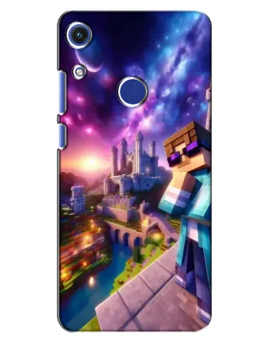 Чехол для Huawei Honor 8A с картинкой «Стив и космос» Чехол для Huawei Honor 8A с картинкой «Стив и космос»