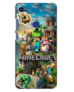 Чехол для Huawei Honor 8A с картинкой «Замок Minecraft»
