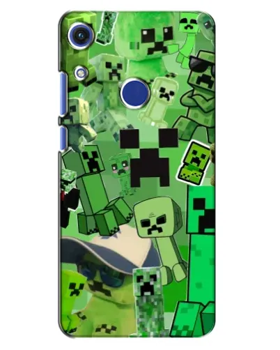 Чехол для Huawei Honor 8A с картинкой «Криперы Minecraft» Чехол для Huawei Honor 8A с картинкой «Криперы Minecraft»