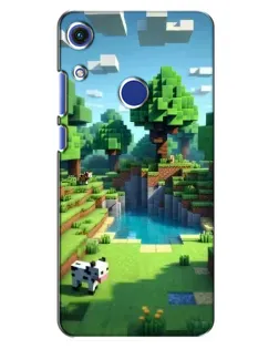 Чехол для Huawei Honor 8A с картинкой «Minecraft летний день»