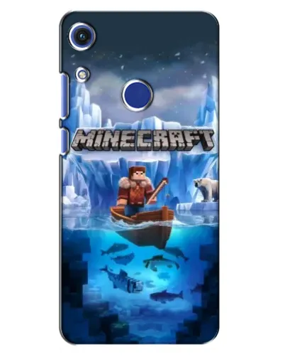 Чехол для Huawei Honor 8A с картинкой «Minecraft ледяной мир» Чехол для Huawei Honor 8A с картинкой «Minecraft ледяной мир»