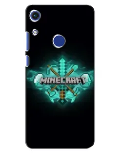 Чехол для Huawei Honor 8A с картинкой «Minecraft Diamond лого»