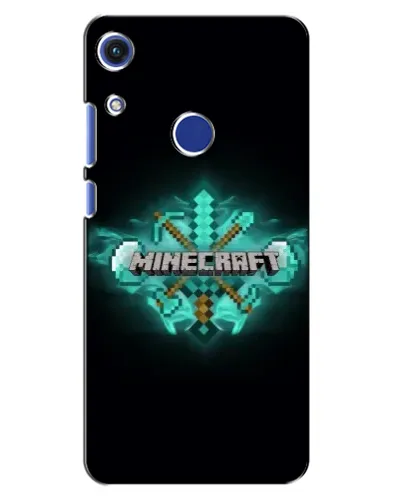 Чехол для Huawei Honor 8A с картинкой «Minecraft Diamond лого» Чехол для Huawei Honor 8A с картинкой «Minecraft Diamond лого»
