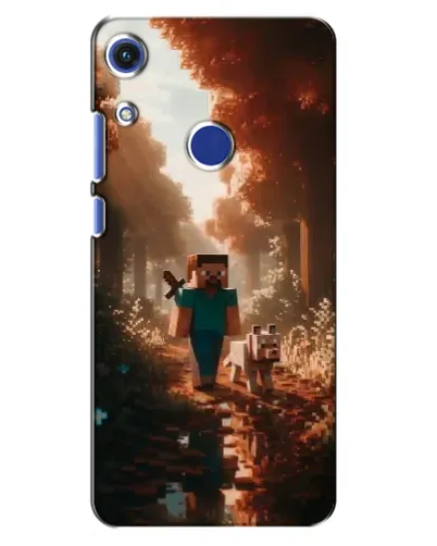 Чехол для Huawei Honor 8A с картинкой «Стив в лесу» Чехол для Huawei Honor 8A с картинкой «Стив в лесу»