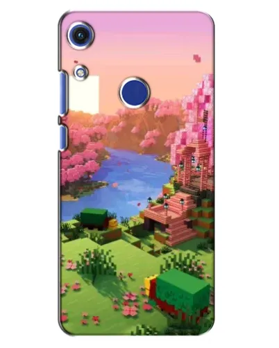 Чехол для Huawei Honor 8A с картинкой «Розовое дерево Minecraft» Чехол для Huawei Honor 8A с картинкой «Розовое дерево Minecraft»