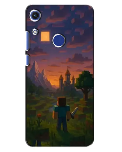 Чехол для Huawei Honor 8A с картинкой «Стив у башни» Чехол для Huawei Honor 8A с картинкой «Стив у башни»