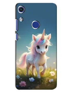 Чехол для Huawei Honor 8A с картинкой «Единорог на поляне» Чехол для Huawei Honor 8A с картинкой «Единорог на поляне»