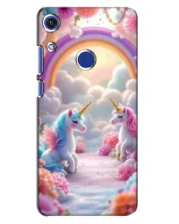 Чехол для Huawei Honor 8A с картинкой «Радуга и единороги» Чехол для Huawei Honor 8A с картинкой «Радуга и единороги»