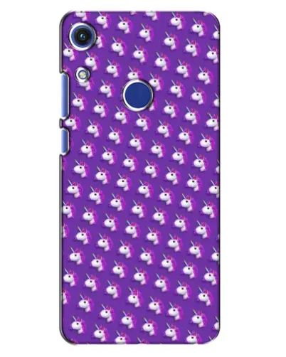 Чехол для Huawei Honor 8A с картинкой «Единороги на фиолетовом»