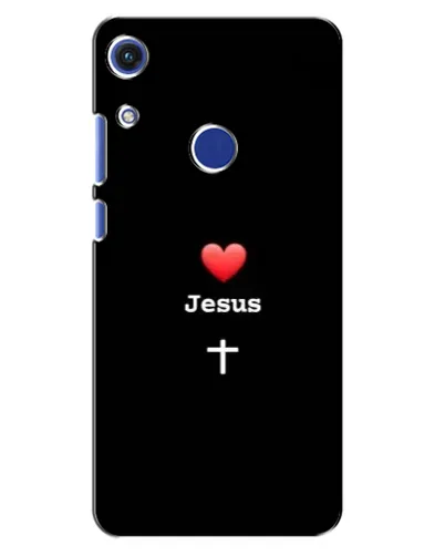 Чехол для Huawei Honor 8A с картинкой «Сердце - Jesus» Чехол для Huawei Honor 8A с картинкой «Сердце - Jesus»