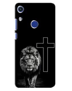 Чехол для Huawei Honor 8A с картинкой «Лев и Крест»