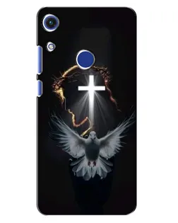 Чехол для Huawei Honor 8A с картинкой «Голубь и Свет»