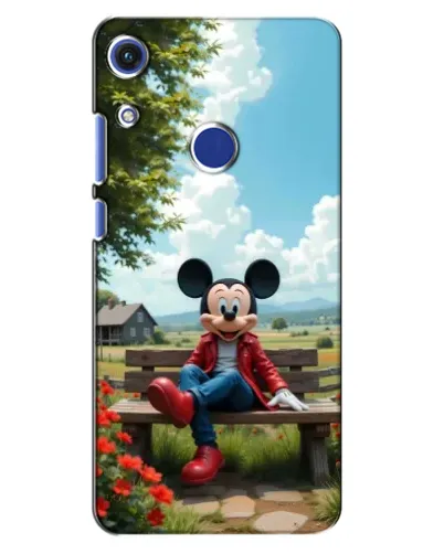 Чехол для Huawei Honor 8A с картинкой «Микки на скамейке» Чехол для Huawei Honor 8A с картинкой «Микки на скамейке»