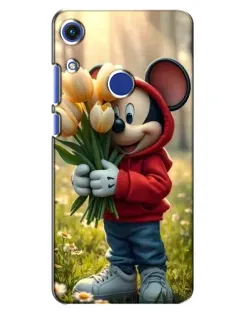 Чехол для Huawei Honor 8A с картинкой «Микки с тюльпанами» Чехол для Huawei Honor 8A с картинкой «Микки с тюльпанами»