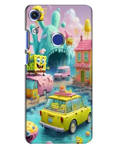 Чехол для Huawei Honor 8A с картинкой «Монстр-трак приключения»