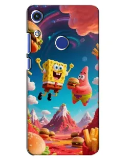 Чехол для Huawei Honor 8A с картинкой «Космический фастфуд» Чехол для Huawei Honor 8A с картинкой «Космический фастфуд»
