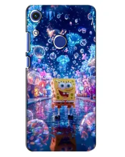 Чехол для Huawei Honor 8A с картинкой «Неоновый океан»
