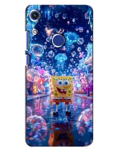 Чехол для Huawei Honor 8A с картинкой «Неоновый океан»