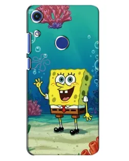 Чехол для Huawei Honor 8A с картинкой «Подводный привет»