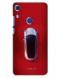 Чехол для Huawei Honor 8A с картинкой «Tesla Top View»