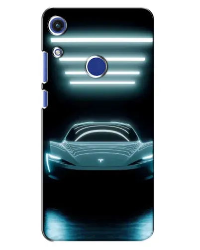 Чехол для Huawei Honor 8A с картинкой «Tesla в неоне» Чехол для Huawei Honor 8A с картинкой «Tesla в неоне»