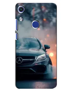 Чехол для Huawei Honor 8A с картинкой «Mercedes — ночной город»