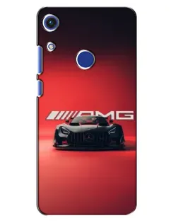 Чехол для Huawei Honor 8A с картинкой «Mercedes AMG — красная линия»