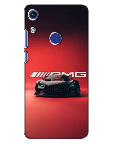 Чехол для Huawei Honor 8A с картинкой «Mercedes AMG — красная линия»