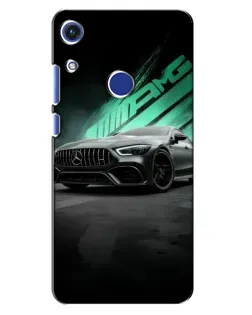Чехол для Huawei Honor 8A с картинкой «Темный Mercedes AMG»