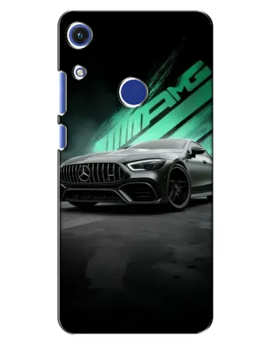 Чехол для Huawei Honor 8A с картинкой «Темный Mercedes AMG»