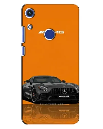 Чехол для Huawei Honor 8A с картинкой «Оранжевый Mercedes AMG»