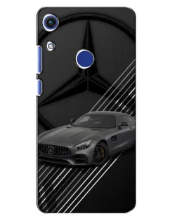 Чехол для Huawei Honor 8A с картинкой «Mercedes AMG — графика»