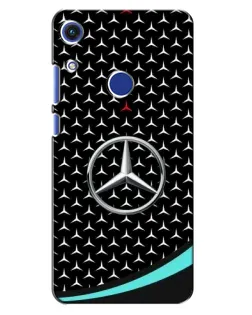 Чехол для Huawei Honor 8A с картинкой «Mercedes — бирюзовый акцент»
