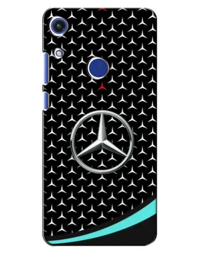Чехол для Huawei Honor 8A с картинкой «Mercedes — бирюзовый акцент»