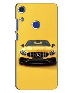 Чехол для Huawei Honor 8A с картинкой «Желтый Mercedes GT»