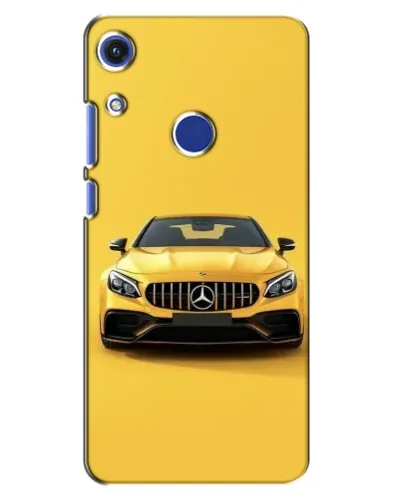 Чехол для Huawei Honor 8A с картинкой «Желтый Mercedes GT»