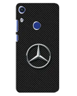 Чехол для Huawei Honor 8A с картинкой «Карбоновый Mercedes стиль»