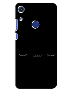 Чехол для Huawei Honor 8A с картинкой «Audi — световой подпись»