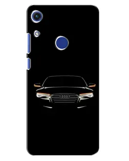 Чехол для Huawei Honor 8A с картинкой «Audi — ночной контур»