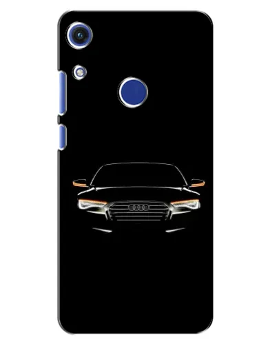 Чехол для Huawei Honor 8A с картинкой «Audi — ночной контур»