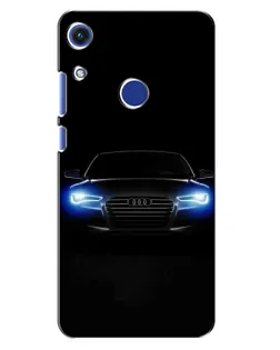 Чехол для Huawei Honor 8A с картинкой «Audi в неоне»