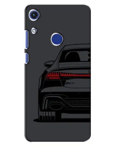 Чехол для Huawei Honor 8A с картинкой «Задняя часть Audi — арт»