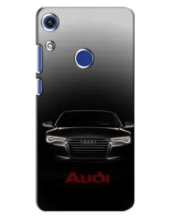Чехол для Huawei Honor 8A с картинкой «Audi — градиентный контур»