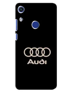 Чехол для Huawei Honor 8A с картинкой «Audi — золотой логотип»