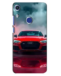 Чехол для Huawei Honor 8A с картинкой «Audi RS — красный стиль»