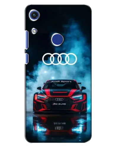 Чехол для Huawei Honor 8A с картинкой «Audi Sport — неон»